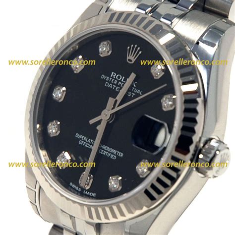 rolex datejust jubile quadrante nero|rolex diamond datejust.